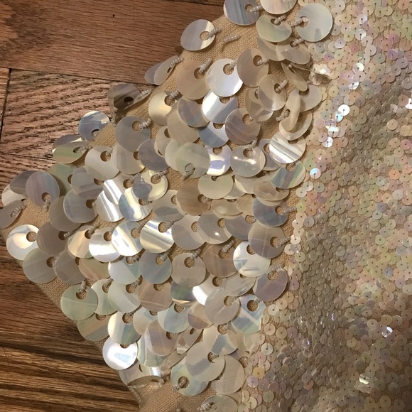 Vtg Miss Ruth Sequin Crop Top - Picture 7 of 7